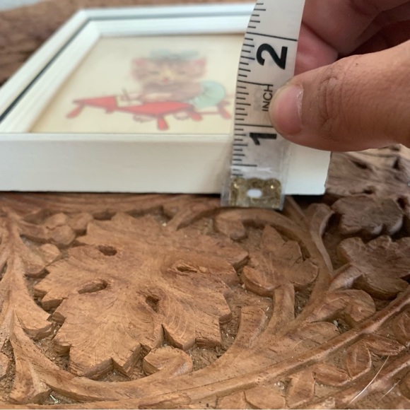 Rare Vintage Donald Art Co NY Framed Cat Writing On Desk No 1810 Anthropomorphic - Picture 6 of 8